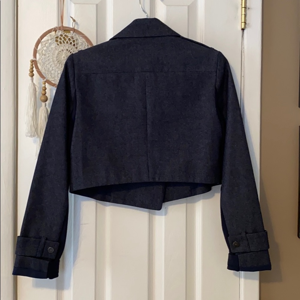 Bcbg denim crop jacket - Picture 6 of 7